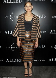 Allied NY Screening— Marion Cotillard -2016.11.16-