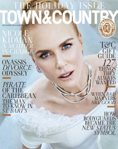 Nicole Kidman X Town & Country Magazine December/January 2016 2017 -2016.11.4-