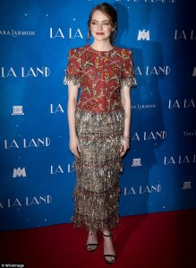 La La Land Paris Premiere— Emma Stone -2017.1.11-