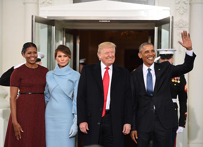 melania-trump-in-ralph-lauren-and-michelle-obama-in-jason-wu