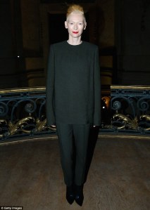 Berluti Fall 2017 Menswear Runway Show— Tilda Swinton -2017.1.21-