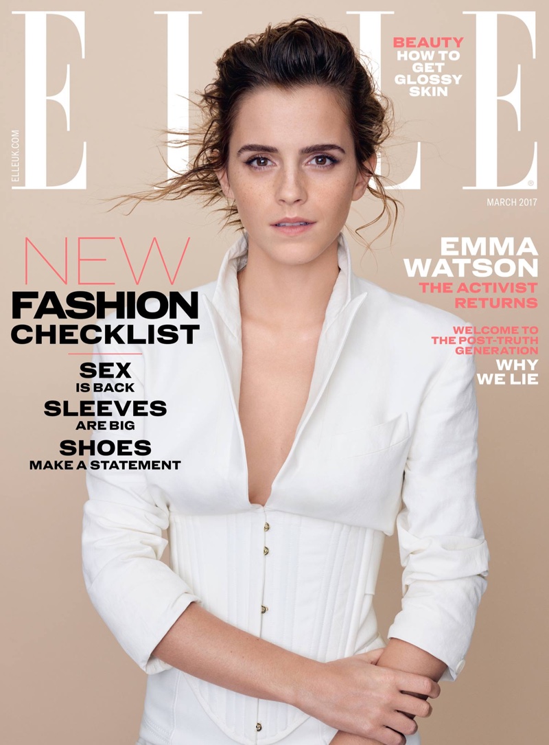 「The Editorials」Emma Watson X ELLE UK March 2017 – Mr. 布雷蕭